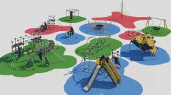 Modern playground 3D model
