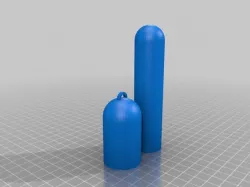 My Customized Parametric Wearable Container with Slip-On Cap