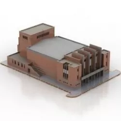Naft Cinema 3D model