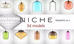 NICHE modern pendants collection vol 1  3D model