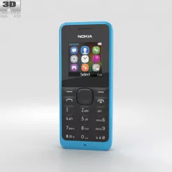 Nokia 105 Cyan 3D model