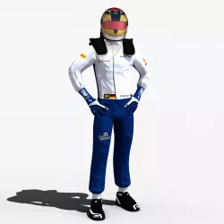 Pascal Wehrlein 2017 Low-poly  3D model