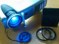 Projector Throw Adjustment Lens Assembly - 3D Printing / Structured Light Scanning