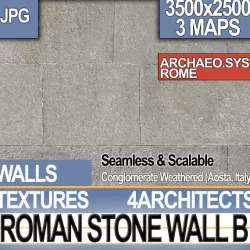 Roman Stone Wall B Aosta Texture