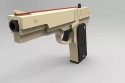 Rubber band gun TT Tulskiy Tokarev