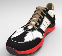 Running shoes 3D model