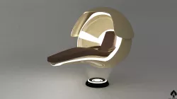 Sleep-Rest-Incubation Capsule 3D model