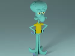 Squidward - Lula Molusco 3D model