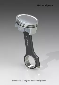 SR Duratec 2.0 Connecting rod & piston assembly