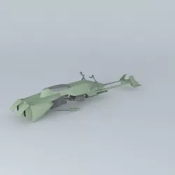 Star Wars  Speeder Bike 3D model
