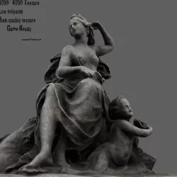 statue 3D model
