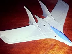 Stingray - A super cool, snap together (no glue!) flying wing