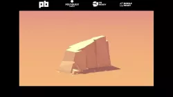Stylized Cliffs Low-poly  3D model