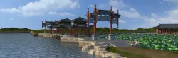 summer resort 3D model