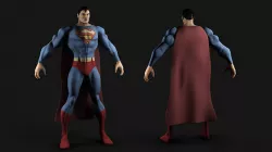Superman 1 3D model