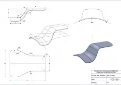 Surface model with Arc R100 ( Thicken )