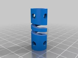 tek1 Flexible helical coupling