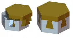 The Impossible Dovetail (Hexagonal Shape)