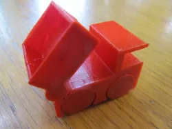 Tiny Toy Dump Truck Rounder