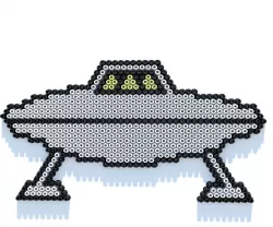 UFO Perler Beads 3D model