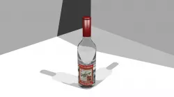 Vodka Stolichnaya 3D model