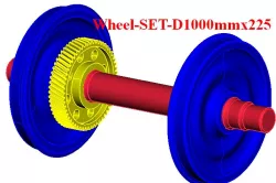 Wheel-SET D1000x225