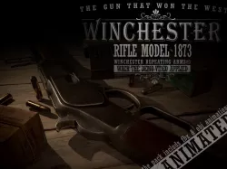Winchester 1873 Low-poly  3D model