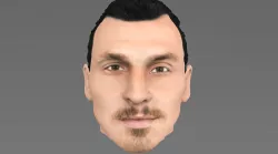Zlatan Ibrahimovic 3D model