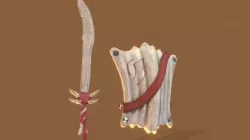 Bone Sword and Shield