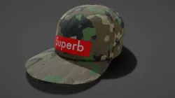 Camo Snapback hat