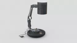 Car Lamp Low Poly | Textures