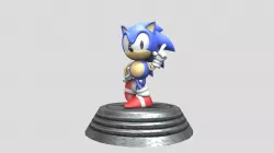 Classic Sonic Statue