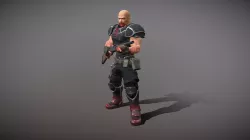 Doom Shotgun Guy - Low-Poly