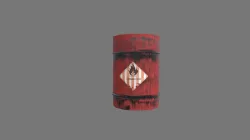 Explosive Metal Barrel (no animation)