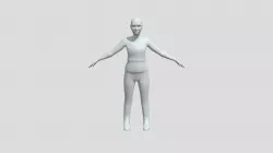 Female Head and Body Model