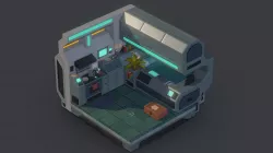 Futuristic micro apartment