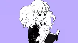 Hermione and Crookshanks