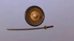 Katana And Shield