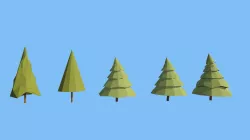 Low Poly - Trees 2