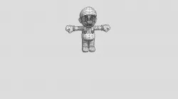 Mario model (No texturing)