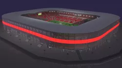 Medium-sized modern stadium (full interior)