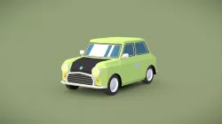 Mini Cartoon Mr. Bean's Car