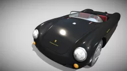 Porsche 550 Spyder black