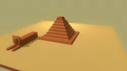 "Pyramid and the Sphinx"