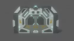 Sci-Fi Laboratory Door