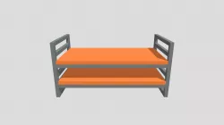 Simple Low poly bench