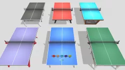 Table Tennis Game Assets 3D Pack