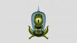 The Simpsons: Kang (or) Kodos sculpt