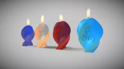Twirled Candle 5th element