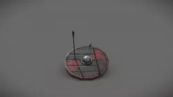 Viking Sword and Round Shield